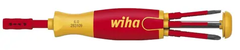Wiha 38613 Šroubovák se zásobníkem nástavců LiftUp Electric / 6 nástavců 