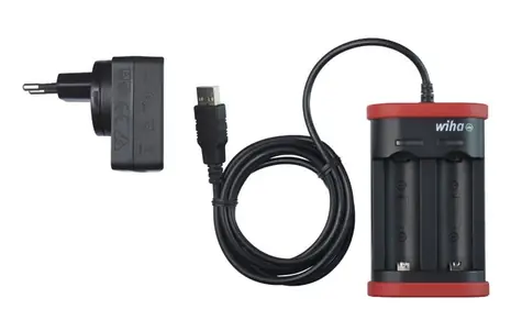 Wiha 41915 Nabíječka pro akumulátor typu 18500 Li-Ion / Euro zástrčka