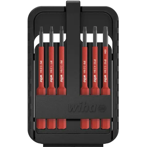 Wiha 43155 Sada nástavců slimBit Electric / 6 bitů / TORX