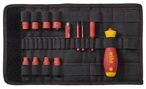 Wiha 43467 Šroubovák a vložka nástrčného klíče slimVario Electric / 1/4