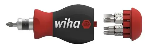 Wiha 43613 Šroubovák s teleskopickým zásobníkem nástavců Stubby / 7 nástavců
