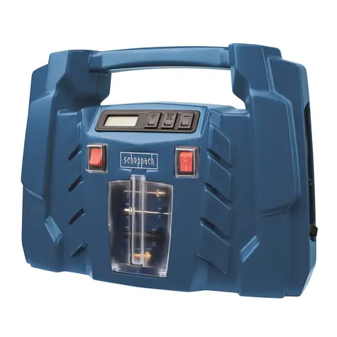 Scheppach Air Force 5 / Přenosný kompresor / 230V & 12V / 36.5 l-m / Tlak 8 bar / 4 koncovky / doprodej
