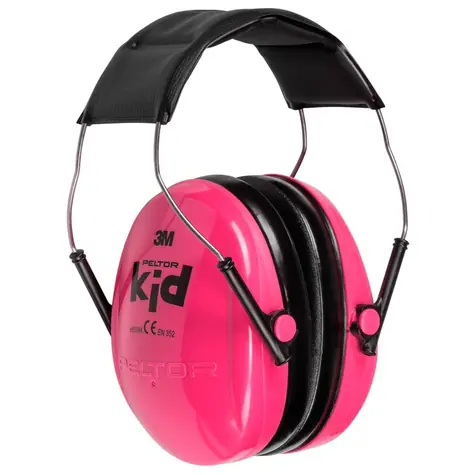 3M Peltor KIDR růžová / dětský mušlový chránič sluchu 27 dB / od 5 let