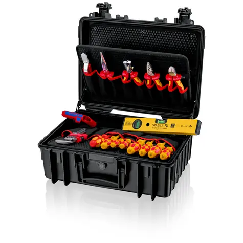 Knipex 002134HLS2 Robust23 Start Elektro Kufr na nářádí s vybavením pro elektrikáře