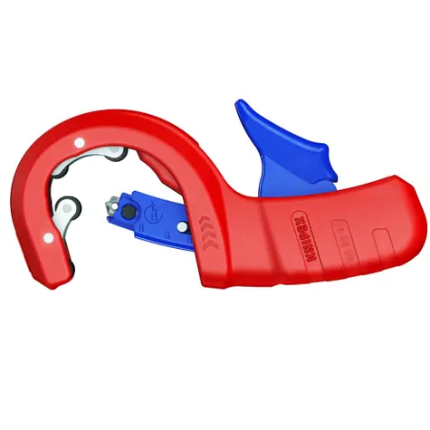 Knipex 902301BK DP50 Řezačka plastových trubek / tlošťka trubky až 24mm / průměr trubky 32mm & 40mm & 50mm