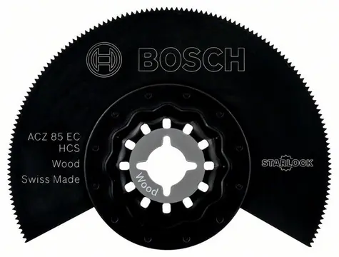 BOSCH HCS ACZ 85 EC / Segmentový pilový kotouč na dřevo & plast / Průměr: 85mm / rozteč zubů 1.4 mm