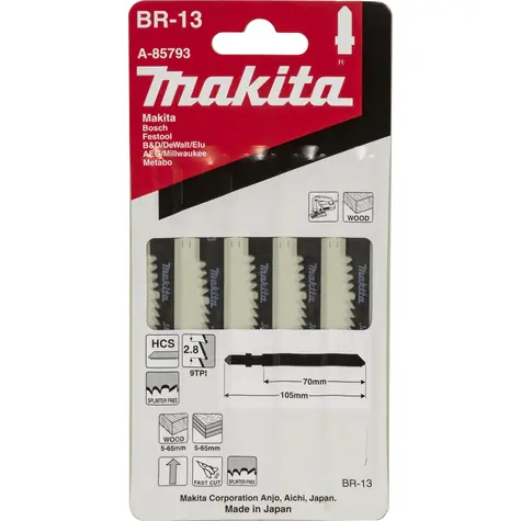 Makita A-85793 pilový list na dřevo 64 mm Sada B-13 (5 ks)