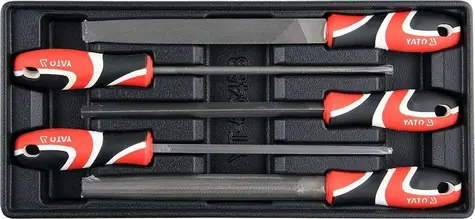 YATO YT-55453 / Sada zámečnických pilníků / 5 ks