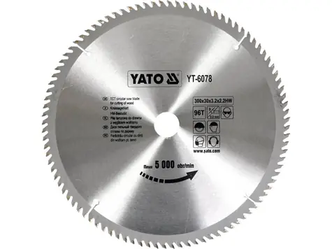 YATO YT-6078 / Pilový kotouč na dřevo / 300 mm