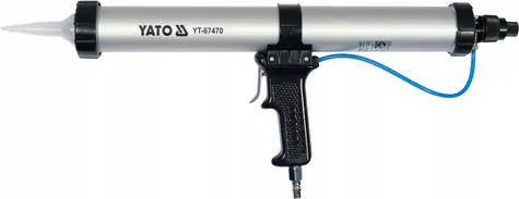 YATO YT-67470 / Pneumatický lis na silikonové hmoty / 600 ml