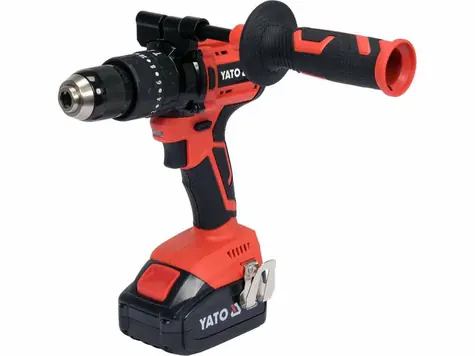 YATO YT-82790 / Aku příklepová vrtačka / 2100 RPM / 75 Nm / 18V / 1x 3Ah