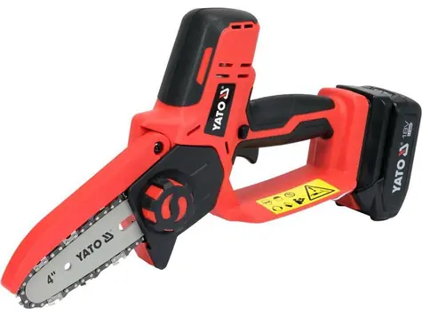 YATO YT-828135 / Aku Motorová pila / 3200 RPM / 10 cm / 18V / 1x 2Ah