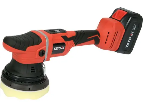 YATO YT-82924 / Aku leštička / 5000 RPM / 125 mm / 18V / 1x 4Ah
