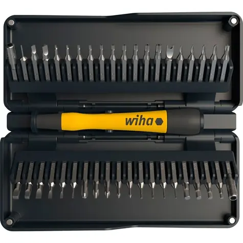Wiha 44624 Sada nástavců MicroBit Wiha zai Hause se šroubovákem / 42 dílů / šroubovák PicoFinish slimVario electric