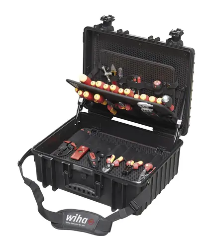 Wiha 40523 Sada nástrojů pro elektromechaniky Competence XL / 81 dílů / kufr