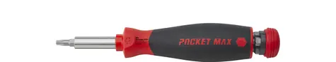 Wiha 45292 Šroubovák se zásobníkem nástavců PocketMax magnetický / Smíšené / 8 nástavců / 1/4