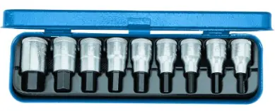 GEDORE 6156250 / Sada nástrčných klíčů a bitů / 1/2 / 9 ks