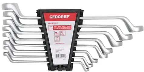 GEDORE 3300926 / Sada oboustraných očkových klíčů / 6 - 22 / 8 ks 