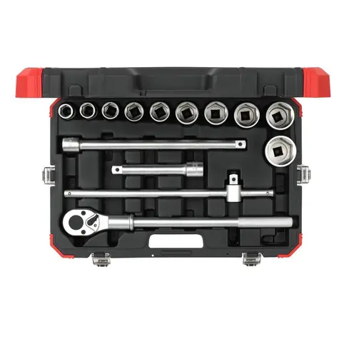 GEDORE 3300011 / Sada ráčny a nástrčných klíčů s nástavci / 3/4