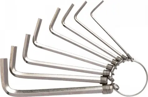 Deli Tools EDL3080 Sada inbusových klíčů / velikosti 1.5 & 2 & 2.5 & 3 & 3.5 & 4 & 5 & 6 mm
