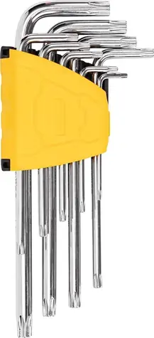 Deli Tools EDL3091 Sada inbusových klíčů / T10 & T15 & T20 & T25 & T27 & T30 & T40 & T45 & T50