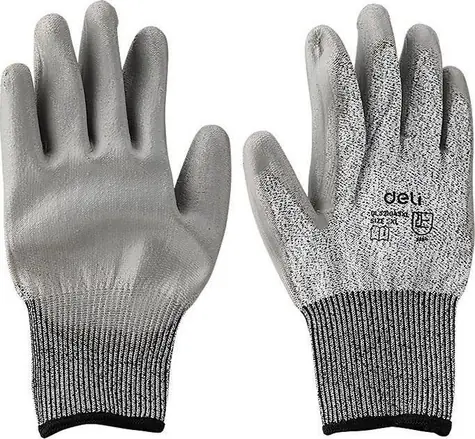 Deli Tools EDL521043XL Pracovní rukavice / odolné proti říznutí / velikost XL