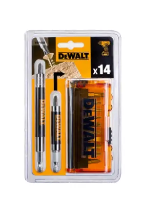 DeWalt DT71502 / Sada bitů s nástavcem / 14ks