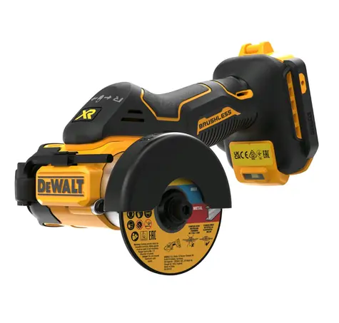 DeWalt DCS438N / Aku kotoučová pila / 18 V / bez aku / Průměr kotouče 76mm / Hloubka řezu 22mm