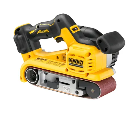DeWalt DCW220N / Aku pásová bruska / 18 V / Rychlost pásu až 320m-min / 75x140mm
