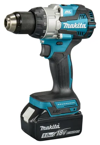 Makita DHP489RTJ / Aku Příklepový vrtačka / 18V / Li-ion / 1800 ot-min / 5.0 Ah