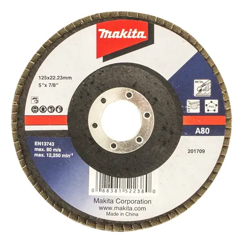 Makita D-63498 / brusný lamelový kotouč 125 mm A80