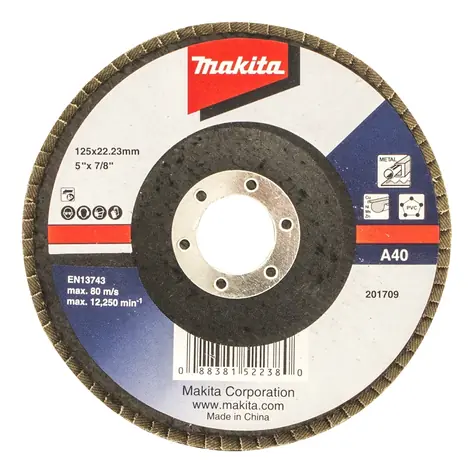 Makita D-63476 / brusný lamelový kotouč 125 mm A40