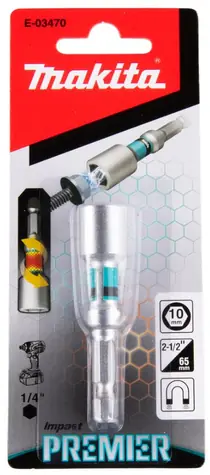 Makita E-03470 Impact Premie H10-65mm Torzní nástavec na matice magnetický