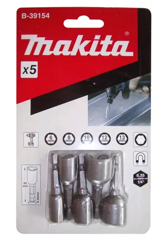 Makita B-39154 / sada nástrčných klíčů 6&8&10&12&13x50m