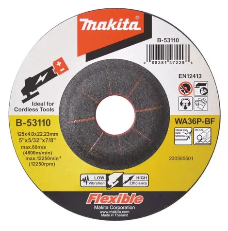 Makita B-53110 / brusný kotouč 125 mm 4.0 x 22.23 mm