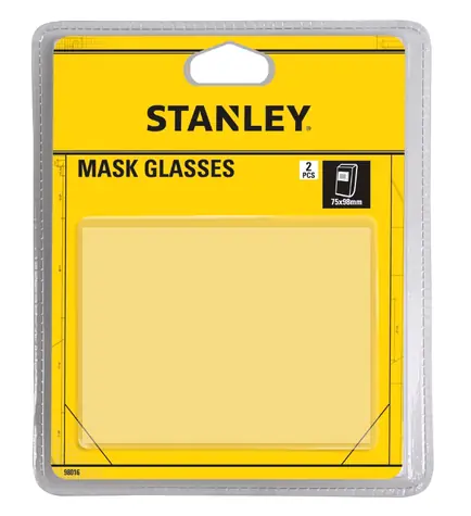Stanley 98016 / Sklíčko pro svářečskou masku / 75x98mm
