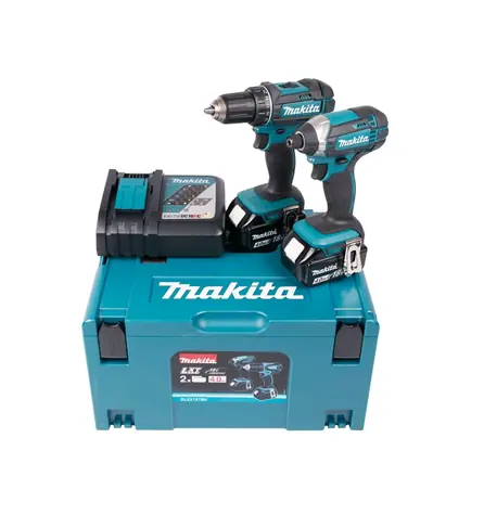 Makita DLX2127MJ / Sada aku nářadí: DDF482Z & DTD152Z / 18V / Li-ion / 2x 4.0 Ah
