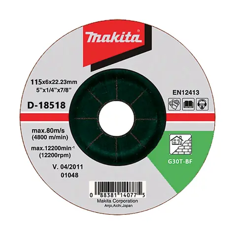 Makita D-18518 / brusný kotouč na beton 125 mm 6.0 x 22.23 mm