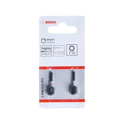 BOSCH 2608522472 / Sada šroubovacích bitů Impact Control (2 ks) / T10 25 mm