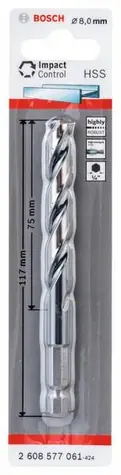 BOSCH HSS-Co 2608585845 / Spirálový vrták do kovu / 3.5 x 39/70mm / 1 ks