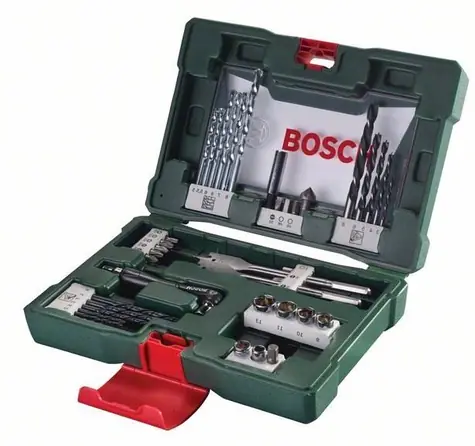 BOSCH 2607017316 / Sada vrtáků V-Line s úhlovým šroubovákem / 41 ks