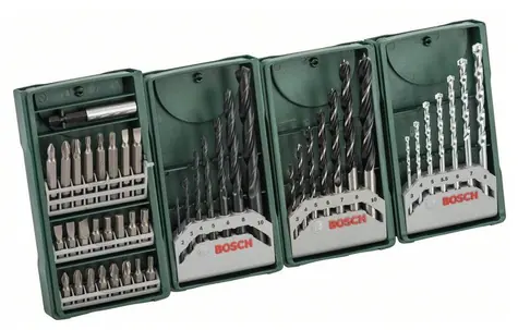 BOSCH 2607017071 / Mini X-Line Sada vrtáků a bitů Multipack 3+1
