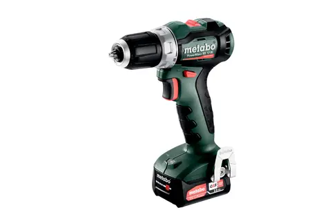 Metabo 601044500 PowerMaxx BS 12 BL / Aku vrtací šroubovák / 12V / 1600 ot-min / 45 Nm / 2x 2.0 Ah 