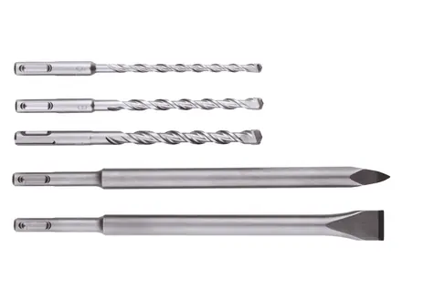 Metabo 630465000 / Sada vrtáků a sekáčů / SDS-PLUS / 5 dílů
