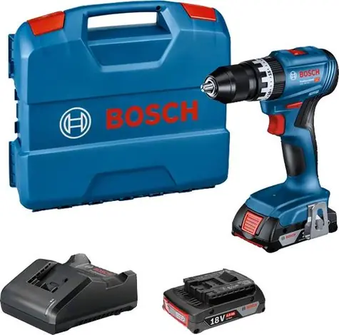 BOSCH GSB 18V-45 Professional / Aku vrtací šroubovák / 18V / 1.900 ot-min / 2x 2.0 Ah