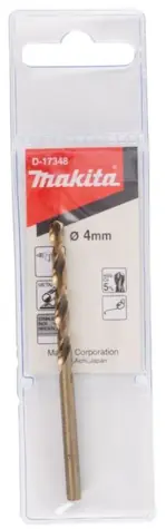 Makita D-17348 / Vrták do kovu HSS-CO / 4 x 43/75 mm