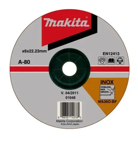 Makita A-80656 / pilový kotouč na kov / 125 x 6mm / Průměr otvoru: 22.23 mm