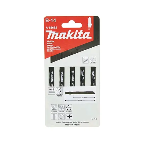 Makita A-85662 Pilový list HCS 50 mm (5ks) / Do pily ocasky