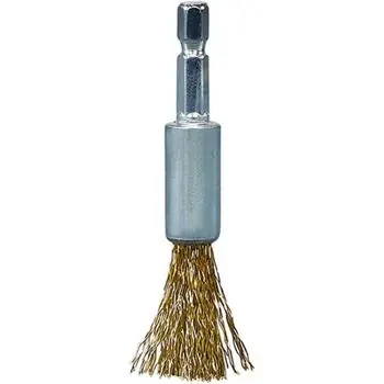 Makita D-73704 Ocelový drátěný kartáč 12 mm (Potažený mosazí) / šestihran 1/4