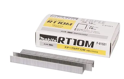 Makita F-81521 Spony do sponkovačky 10 x 10 mm / 2500 ks